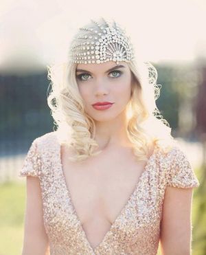 1920s bridal hair - willowmoone 1920s wedding headpiece lace white bling.jpg